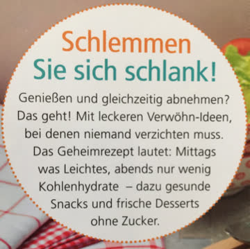 Abnehmen mit Genuss