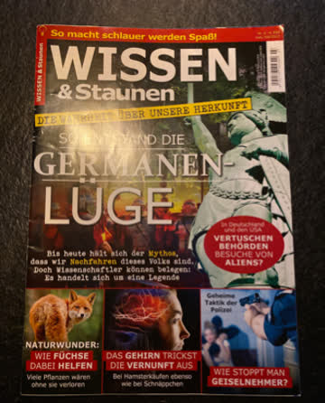 Zeitschrift Wissen&Staunen Juni/Juli 2022
