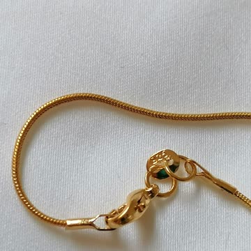 Neu Goldkette mit Stempel