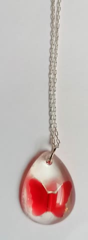 Neu handgemachter schmuck silberkette mit stempel