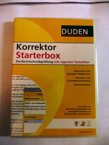 Exsila Artikel: Duden Korrektor Starterbox, 1 CD-ROM