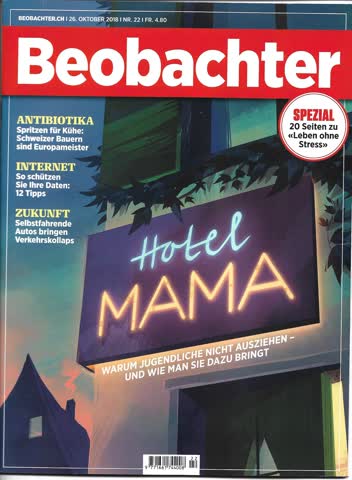 Zeitschrift - Beobachter 22/2018