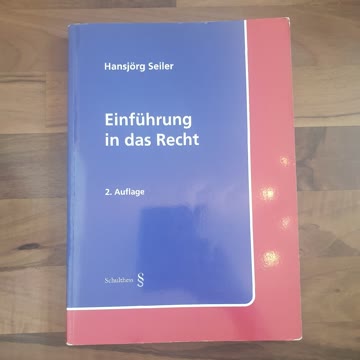 Einführung in das Recht