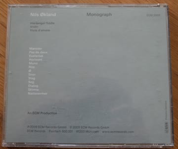 Nils Økland: Monograph
