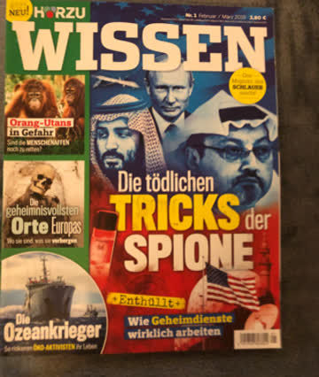 Hörzu Wissen Die tödlichen Tricks der Spione 03/19