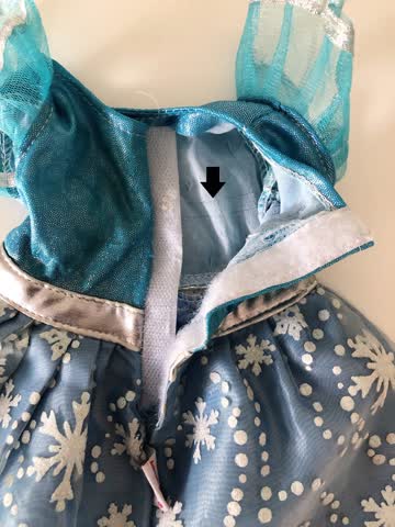 Puppenkleid "Eisprinzessin" von Heless