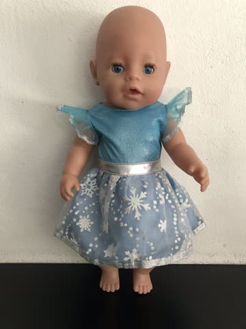 Puppenkleid "Eisprinzessin" von Heless