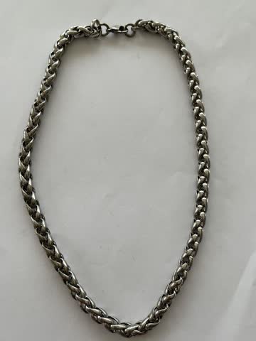 Halskette aus Stahl, 45 cm lang gebraucht
