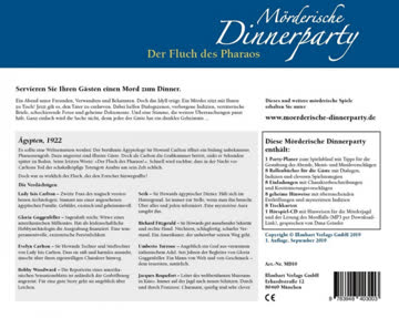 Mörderische Dinnerparty - Der Fluch des Pharaos