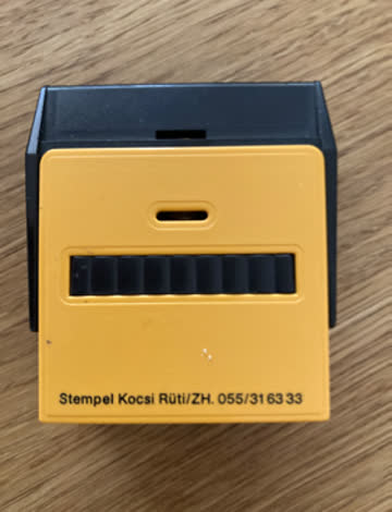Stempel ohne Stempelplatte