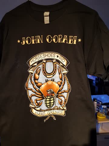 T-Shirt John Corabi grösse S neue und nie getragen