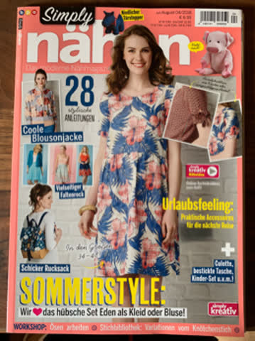 Simply nähen Juli/August 2018