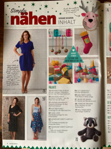 Simply nähen Nov/Dez 2017