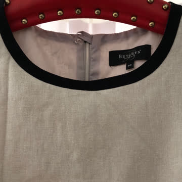 Leinen Viskose Kleid Gr 40