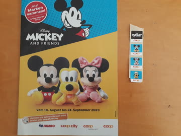 4 Marken Coop Mickey and Friends Disney