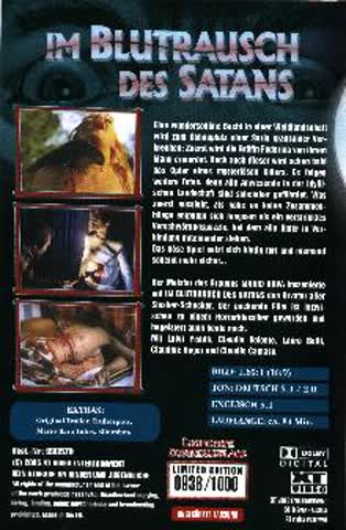 Im Blutrausch des Satans (1971) - Grosse Hartbox