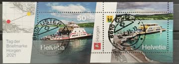 2021 Tag der Briefmarken Horgen Vollstempel