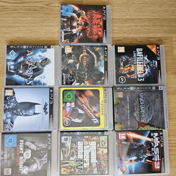 PS3 mit 18 Spielen