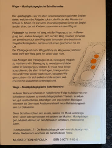 Walter Biedermann: Unmusikalisch…?
