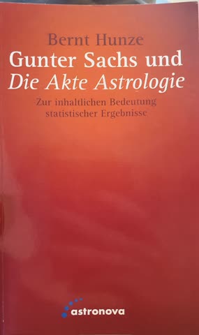 Gunter Sachs und die Akte Astrologie