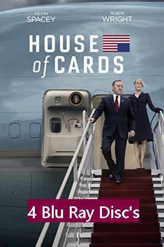 House of Cards - 1. & 2. & 3. Season (8 DVD 4 Blu Ray)