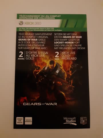 Code für Vollversion Gears of War (Download, Xbox 360)