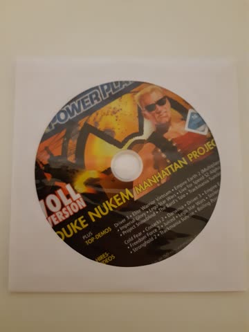 Disk aus Gamesmagazin mit Vollversion "Duke Nukem" (PC)