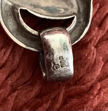 Armband aus Silber 800, Art Deco/Mid-Century Blätter