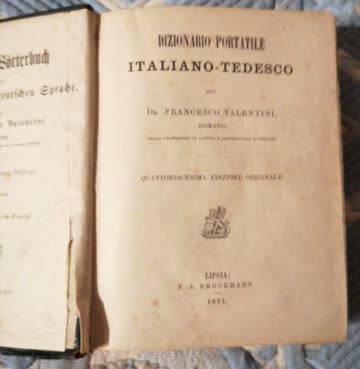 Taschenwörterbuch Italiano-Tedesco