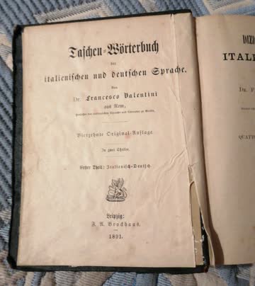Taschenwörterbuch Italiano-Tedesco