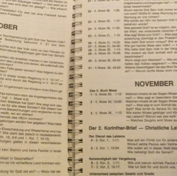 Tagebuch zur Stillen Zeit