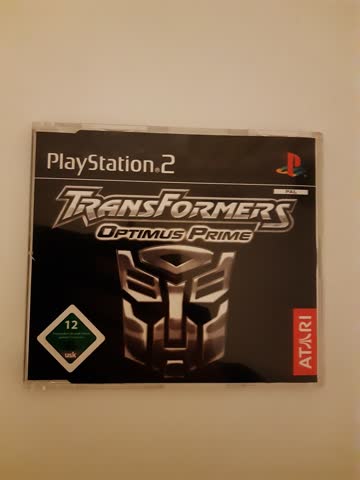 Transformers Optimus Prime PS2 Demo-Disc