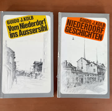 2 Bücher von Guido J. Kolb über das Niederdorf, Zürich