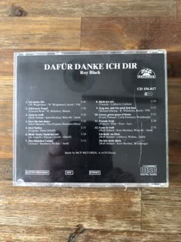 CD , Roy Black , Dafür Danke ich Dir