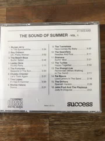 CD, The Sound of Summer , Vol. 1