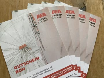 1 Fünf-Franken-Gutschein BEA 2024
