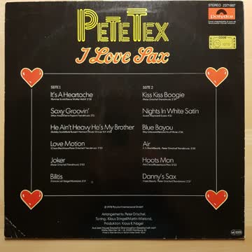 Pete Tex - I love Sax