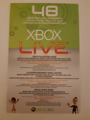 XBOX Gold 2 Tage Probeabo (Xbox 360)