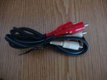 Digital Analog Audio Konverter mit Tos+Cinch-kabel (neuw.)
