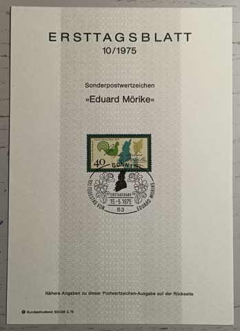 1975 ETB 10 Eduard Mörike