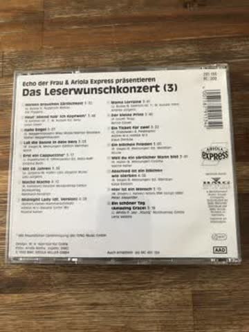 CD , Echo der Frau , Das Leser Wunschkonzert 3
