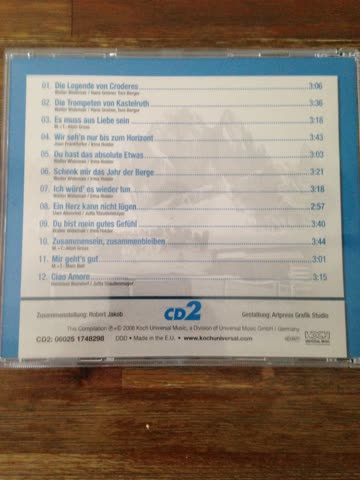 CD , Kastelruther Spatzen , Jeder Tag ist eine Rose CD2