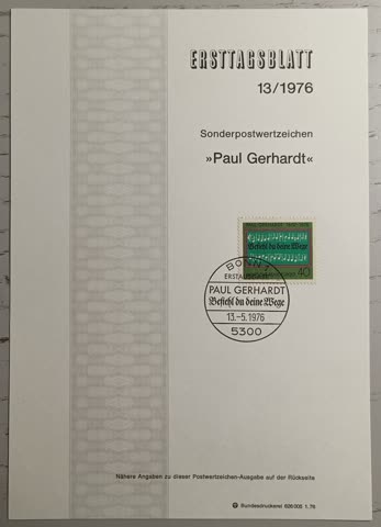 1976 ETB 13 Paul Gerhard