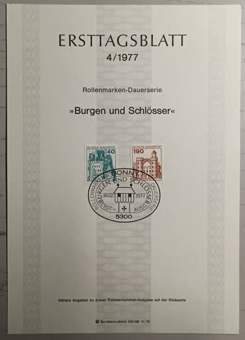 1977 ETB 4 Burgen und Schlösser