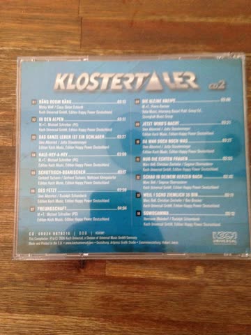 CD , Klostertaler , Alles ist Möglich CD2