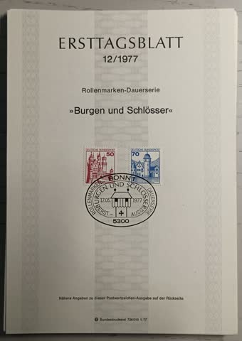 1977 ETB 12 Burgen und Schlösser