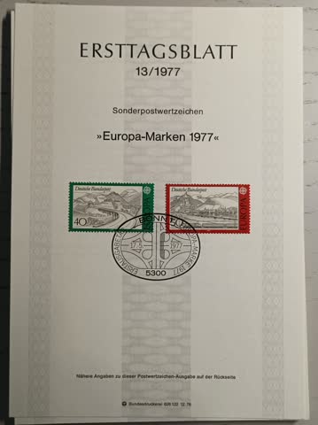 1977 ETB 13 Europamarken