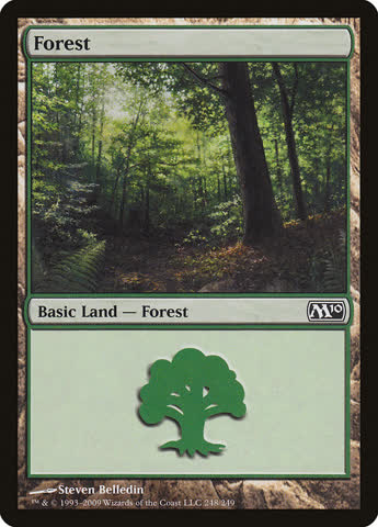 Magic The Gathering - Magic 2010 - Forest 248/249 - ENGLISH