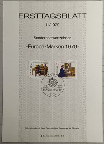 1979 ETB 11 Europamarken