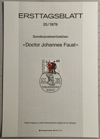1979 ETB 25 Doctor Johannes Faust